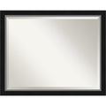Porch Den Katherine Black Silver Narrow Bathroom Vanity Wall Mirror