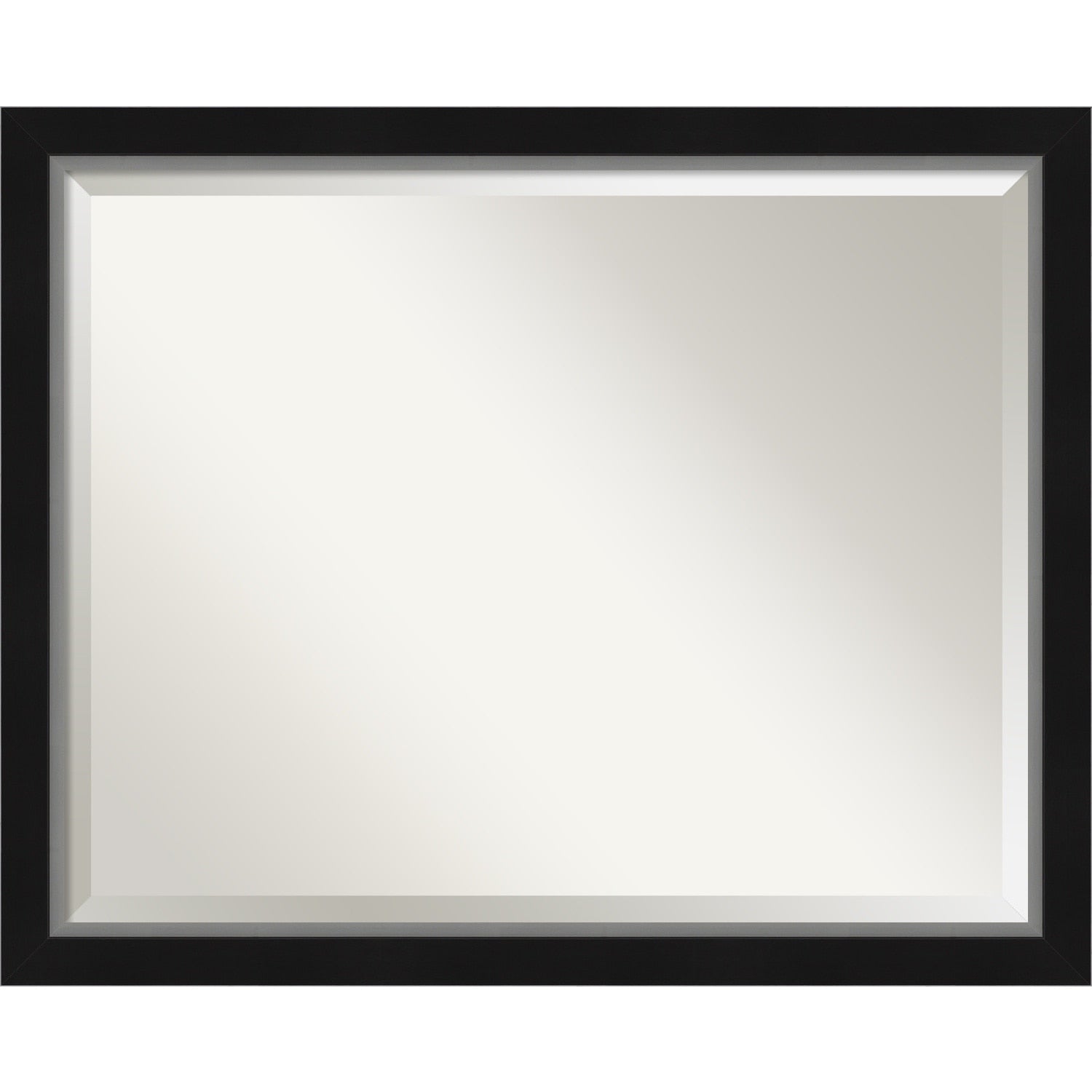 Porch Den Katherine Black Silver Narrow Bathroom Vanity Wall Mirror