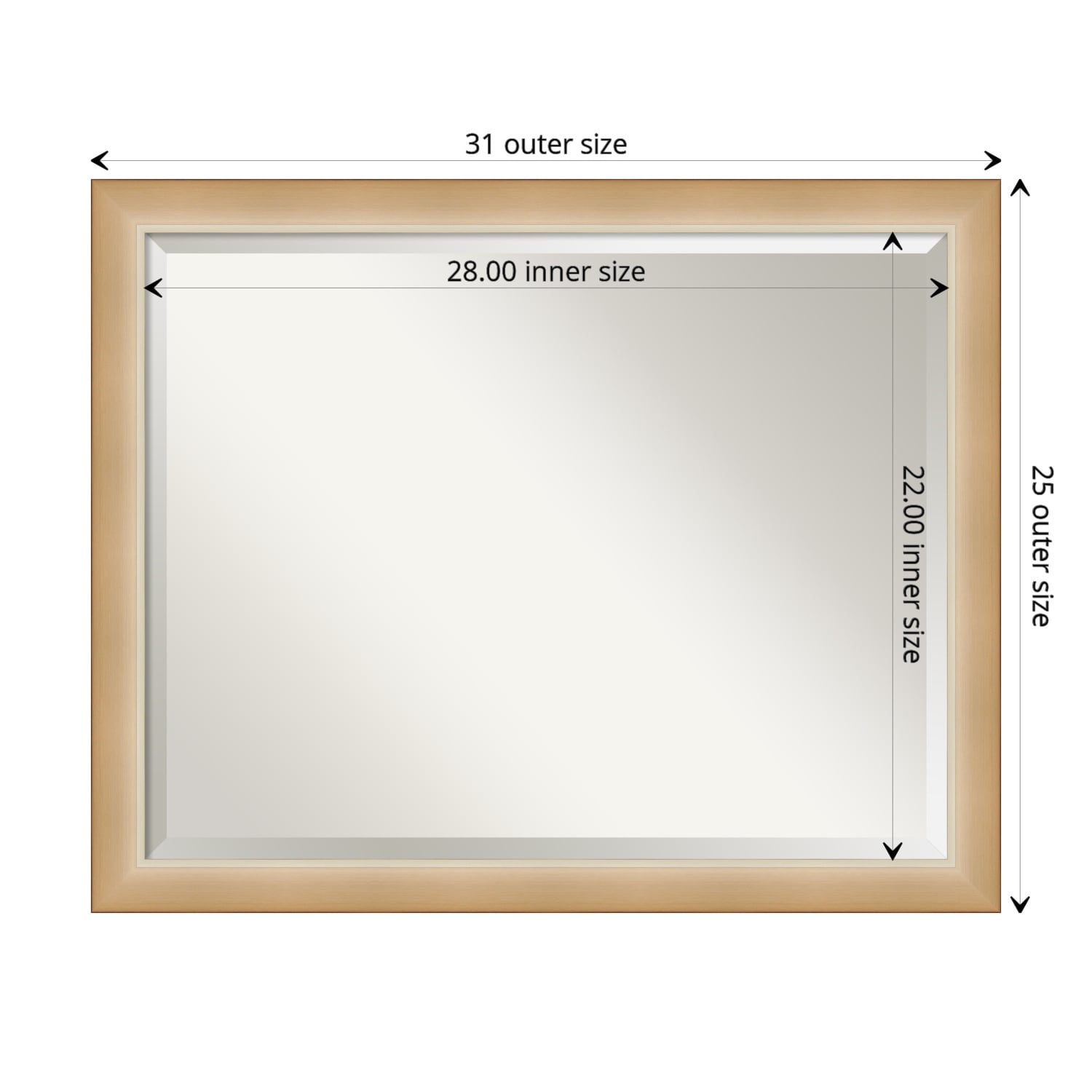 Eva Bathroom Vanity Wall Mirror