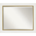 Porch Den Katherine White Bathroom Vanity Wall Mirror