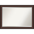 Harvard Walnut Bathroom Vanity Wall Mirror