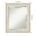 Regal Birch Cream Bathroom Vanity Wall Mirror