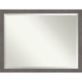 Porch Den Pennywort Rustic Grey Narrow Vanity Wall Mirror