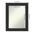 Shipwreck Black Bathroom Vanity Wall Mirror