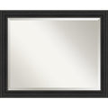 Porch Den Quint Black Narrow Bathroom Vanity Wall Mirror