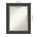 Thomas Black Bronze Bathroom Vanity Wall Mirror