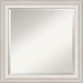Trio White Wash Silver Bathroom Vanity Wall Mirror