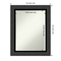 Tuxedo Black Bathroom Vanity Wall Mirror