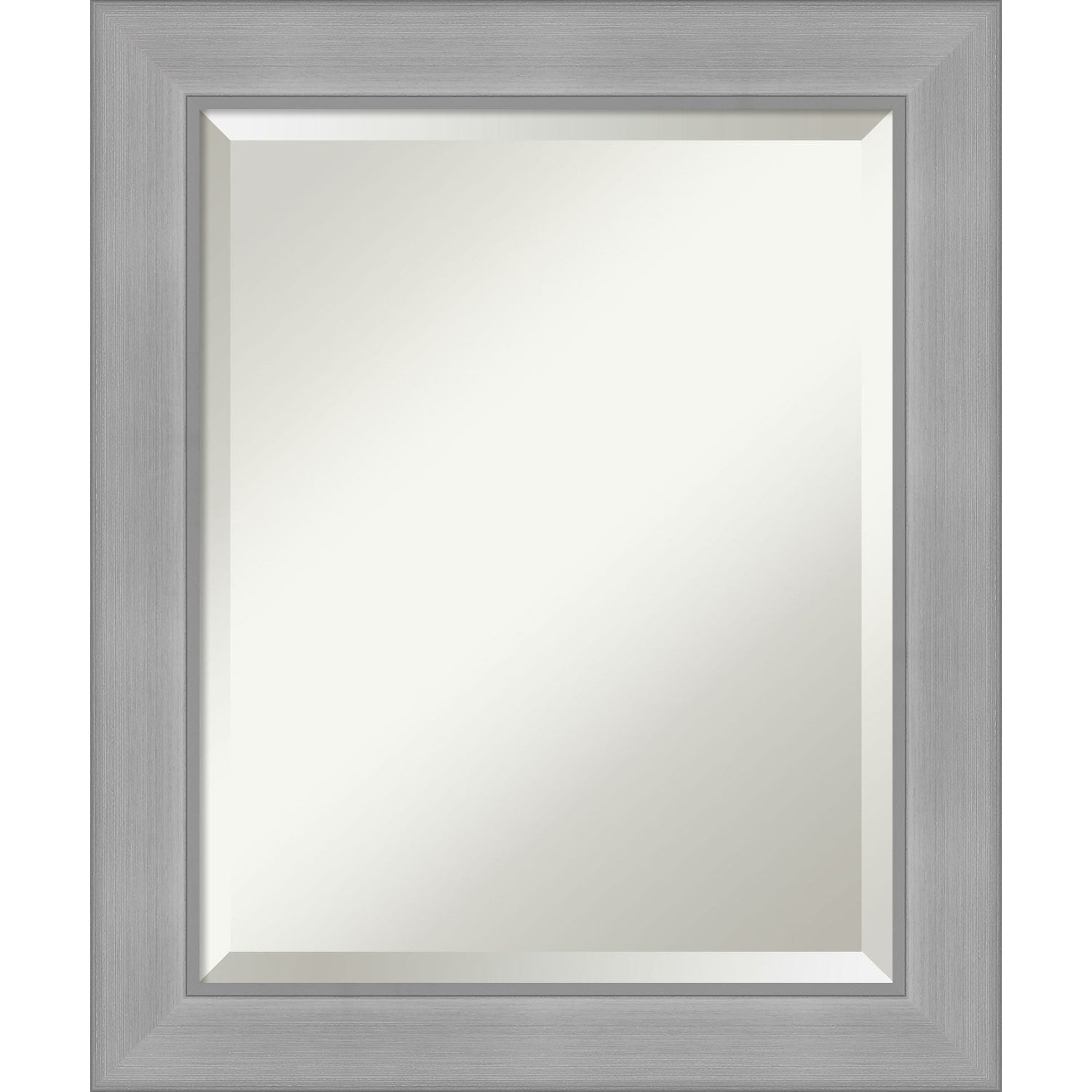 Vista Brushed Nickel Bathroom Vanity Wall Mirror