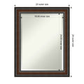 Bathroom Mirror Medium Cyprus Walnut
