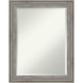 Regis Barnwood Grey Framed Bathroom Vanity Wall Mirror