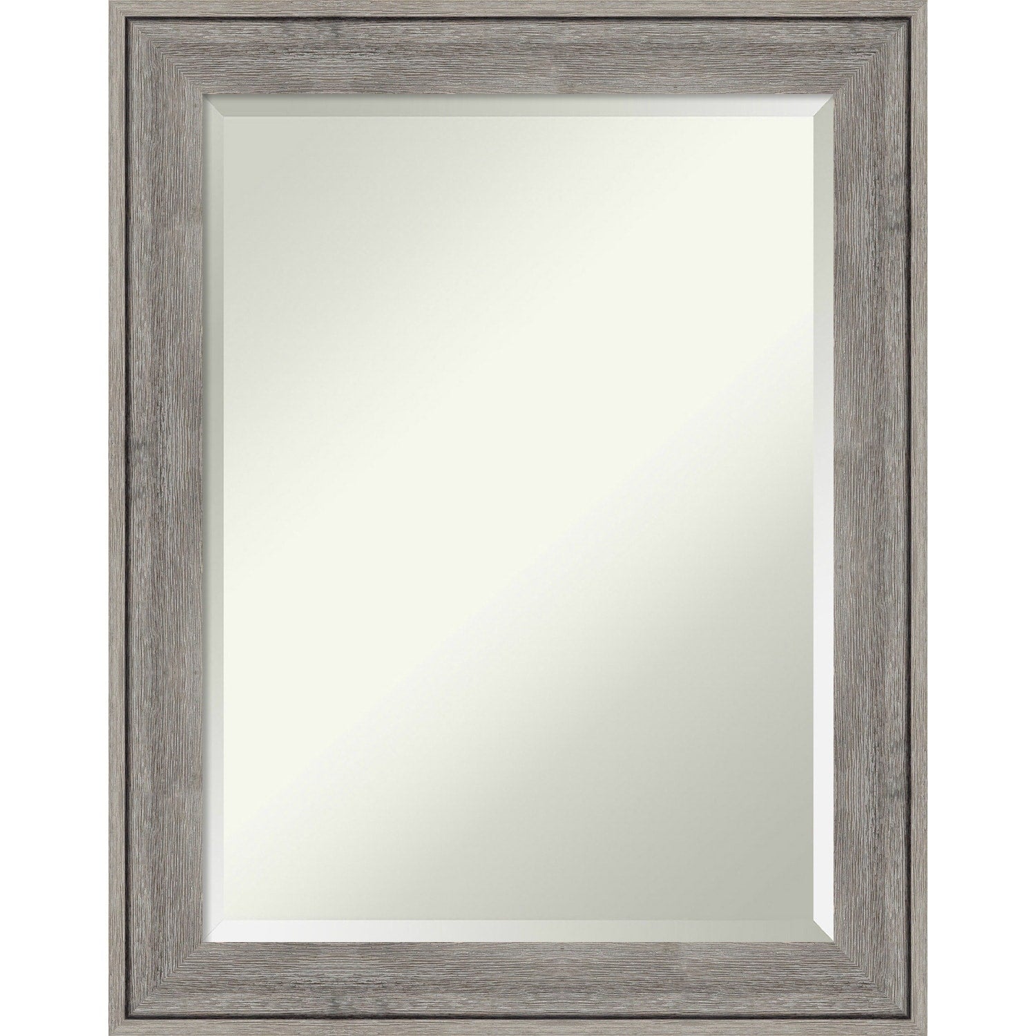 Regis Barnwood Grey Framed Bathroom Vanity Wall Mirror