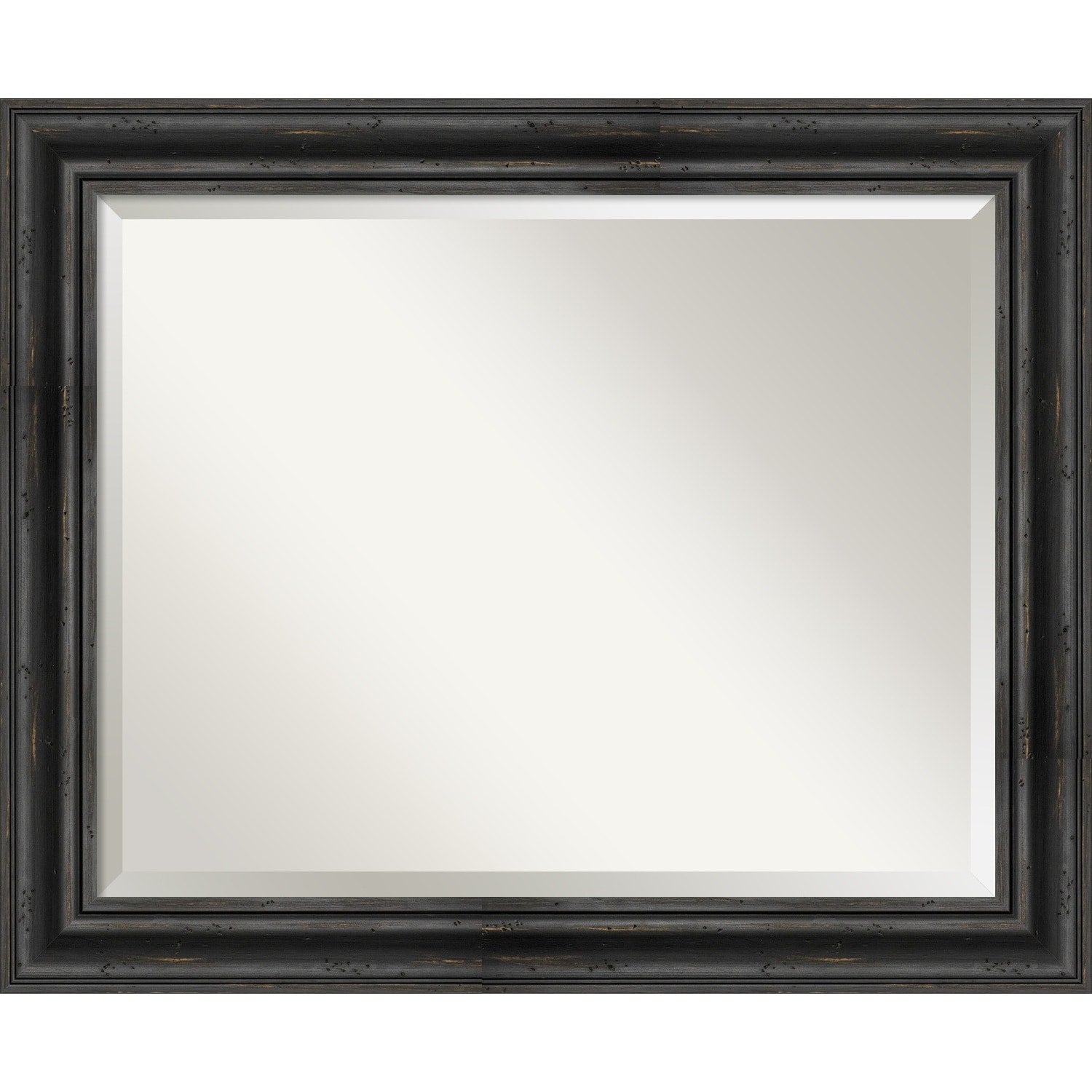 Bathroom Mirror Rustic Pine Black