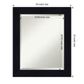 Bathroom Mirror Shiplap Navy