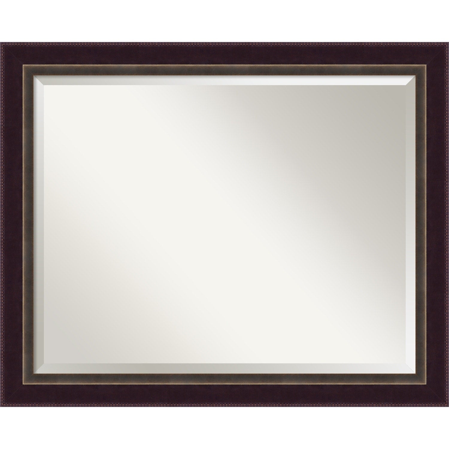 Bathroom Mirror Large Signore Bronze 33 X 27 Inch 26.38 X 32.38 X 1.032 Inches Deep