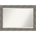 Bathroom Mirror Extra Large Silver Luxor 42 X 30 Inch 29.75 X 41.75 X 1.209 Inches Deep