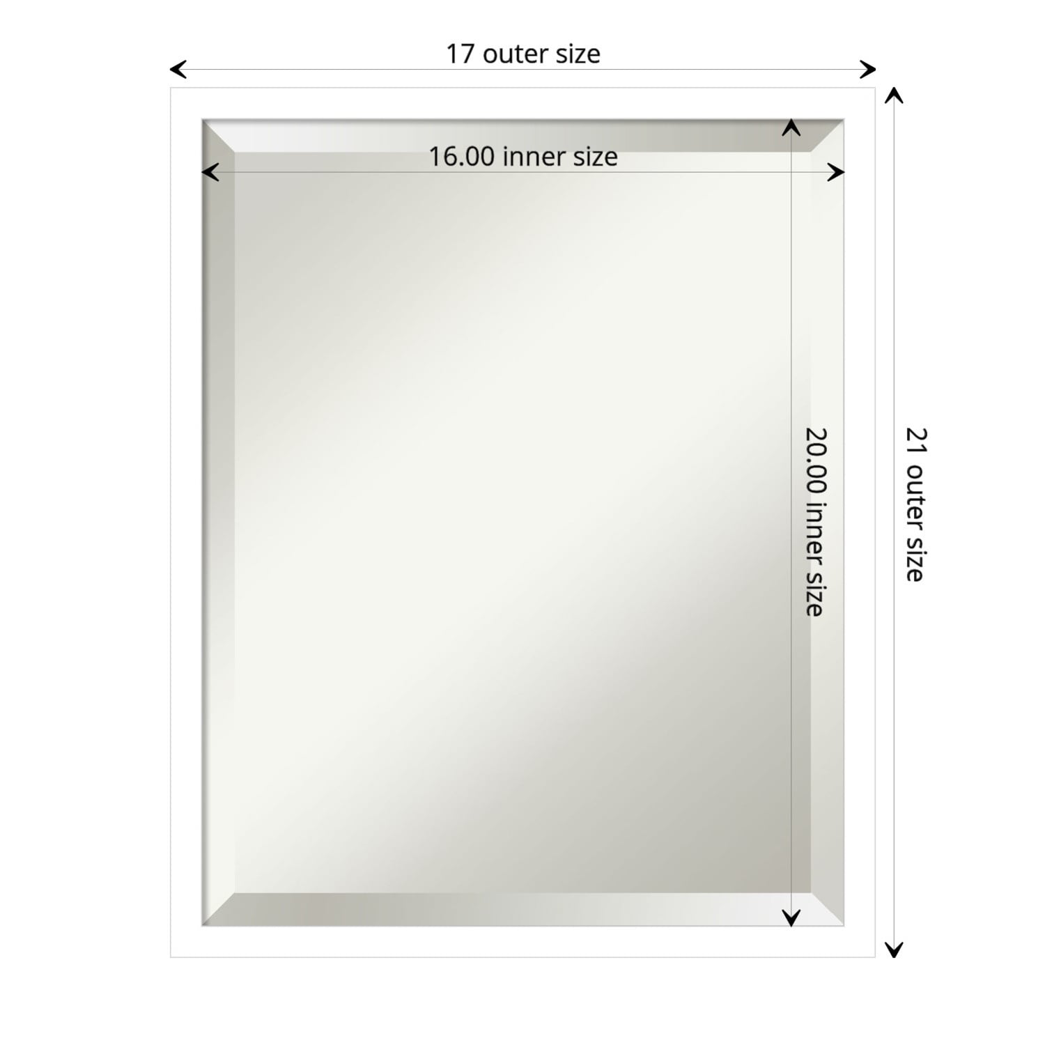 Svelte Bathroom Vanity Wall Mirror