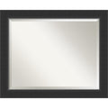 Wall Mirror Large Corvino Black 33 X 27 Inch Large 33 X 27 Inch