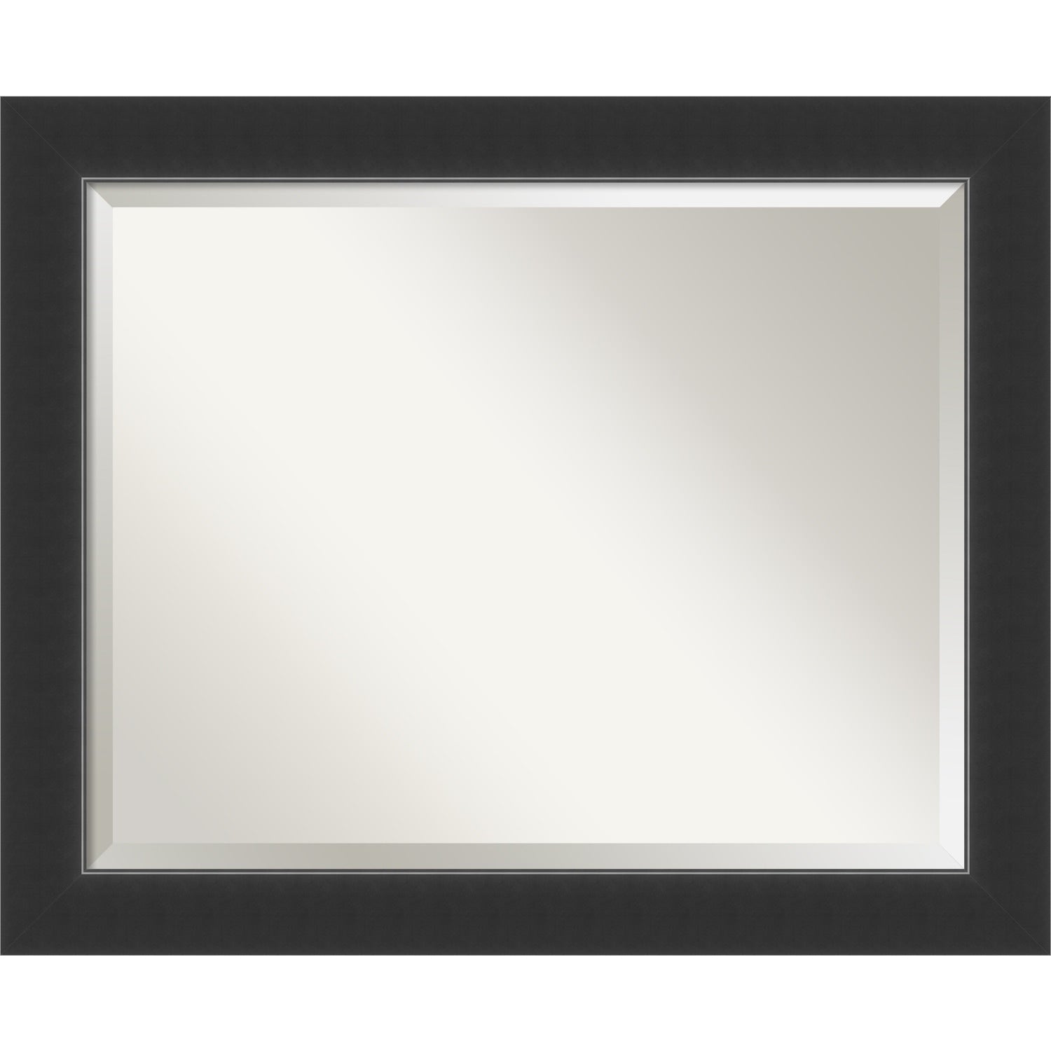 Wall Mirror Large Corvino Black 33 X 27 Inch Large 33 X 27 Inch