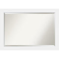 Wall Mirror Corvino White Wood