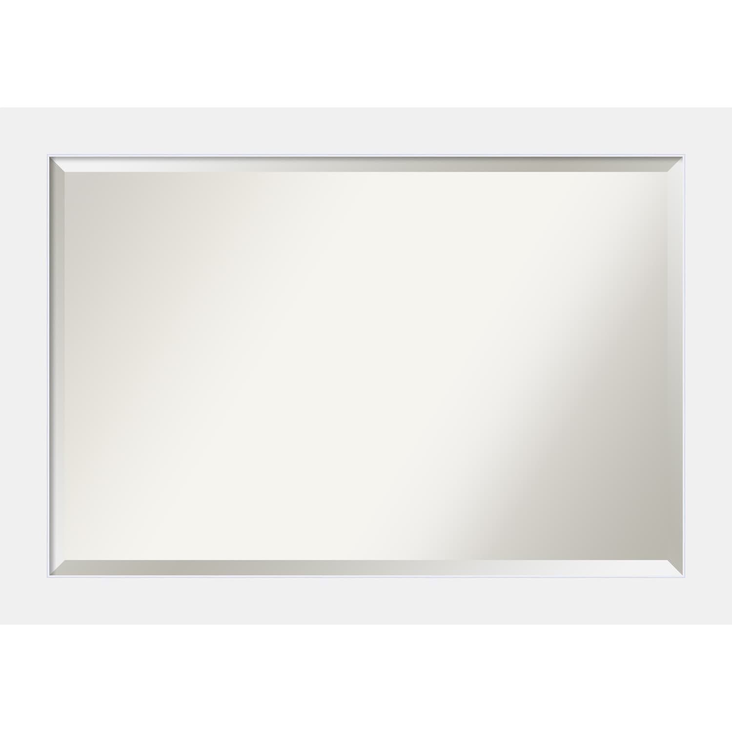 Wall Mirror Corvino White Wood