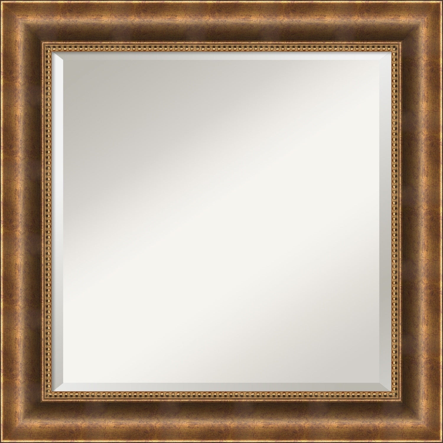 Wall Mirror Square Manhattan Bronze 26 X 26 Inch Red Square 26 X 26 Inch