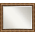 Wall Mirror Large Manhattan Bronze 34 X 28 Inch Red Large 34 X 28 Inch