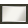 Wall Mirror Extra Large Milano Bronze 43 X 31 Inch Brown Extra Large 43 X 31 Inch