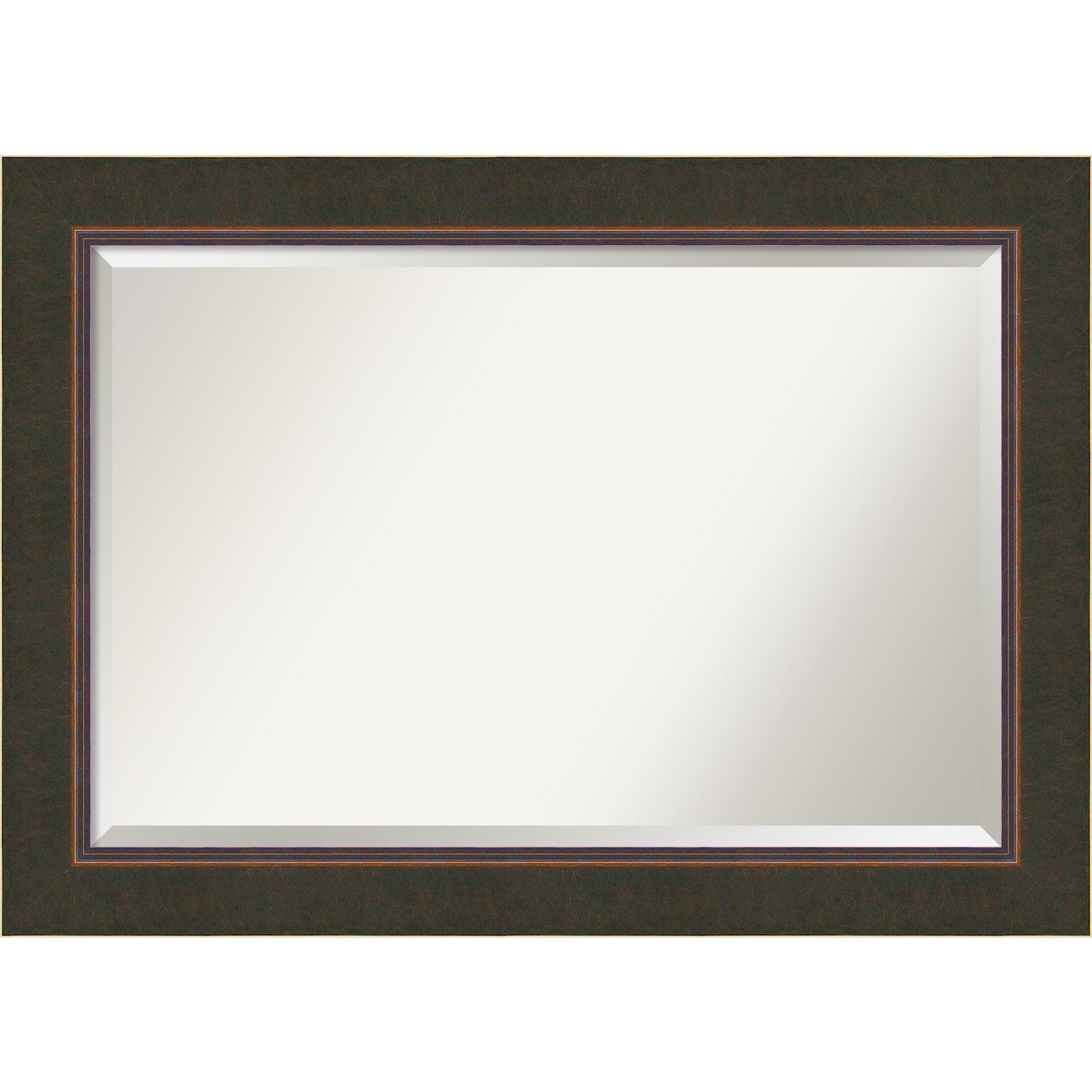 Wall Mirror Extra Large Milano Bronze 43 X 31 Inch Brown Extra Large 43 X 31 Inch