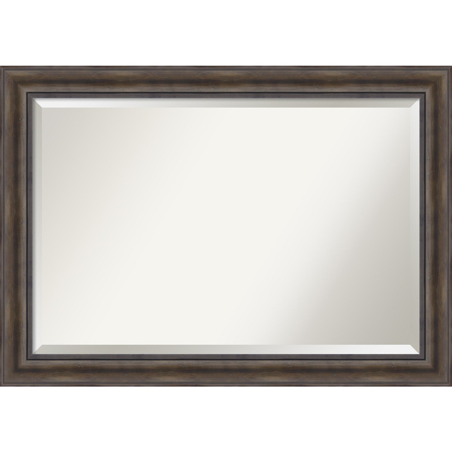 Wall Mirror Extra Large Rustic Pine 42 X 30 Inch Brown Extra Large 42 X 30 Inch