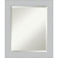 Wall Mirror Shiplap White White Washed