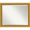 Wall Mirror Large Townhouse Gold 32 X 26 Inch Large 32 X 26 Inch