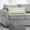 Beverly Fringed Solid Lumbar Throw Pillow