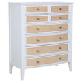 Bexhill 8 Drawer Chest Of Drawers White