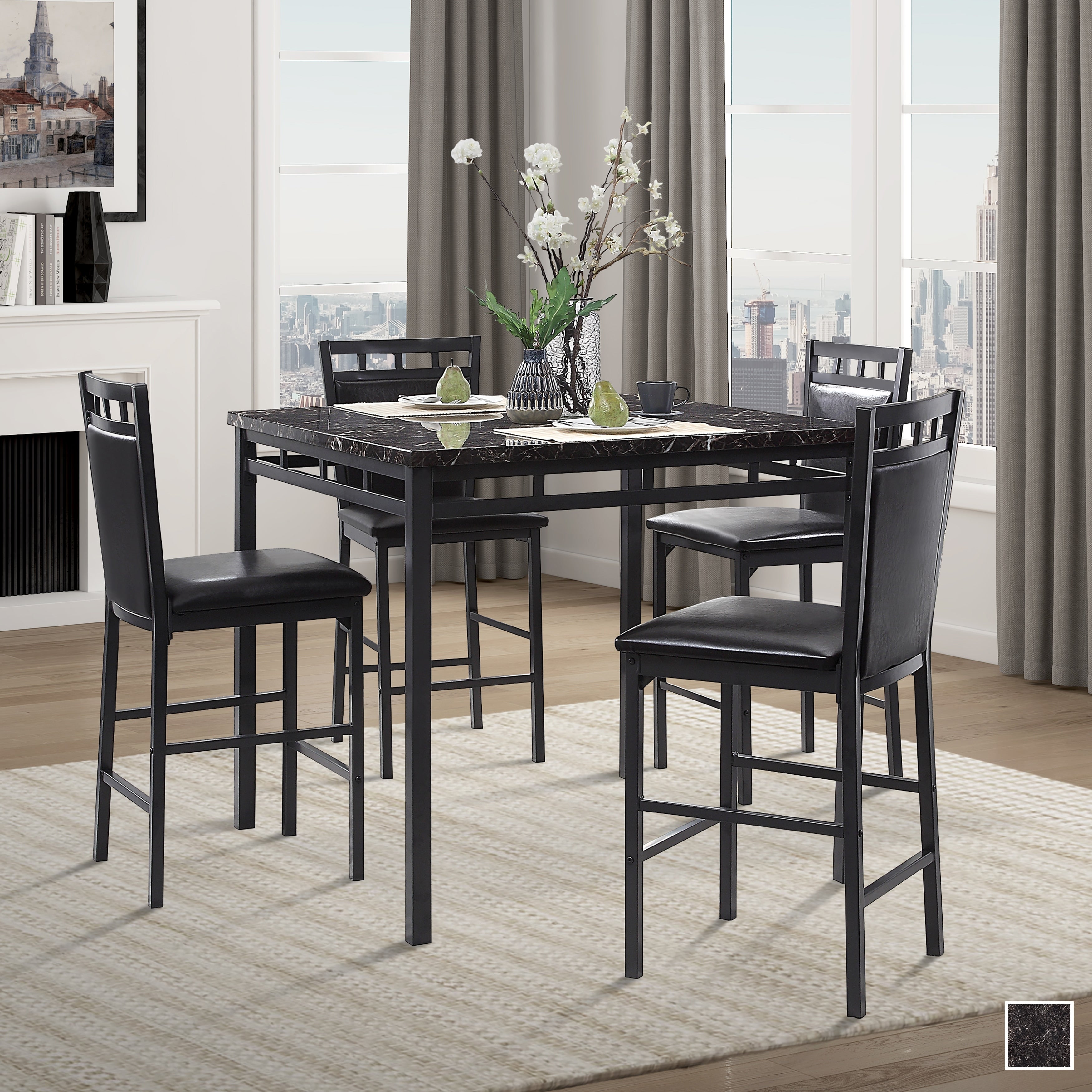 Bexley 5 Piece Counter Height Dining Set.