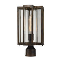 Bianca 15 High 1 Light Outdoor Post Light Hazelnut Bronze 15 Inch H