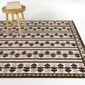 Bianchi Striped Floral Area Rug