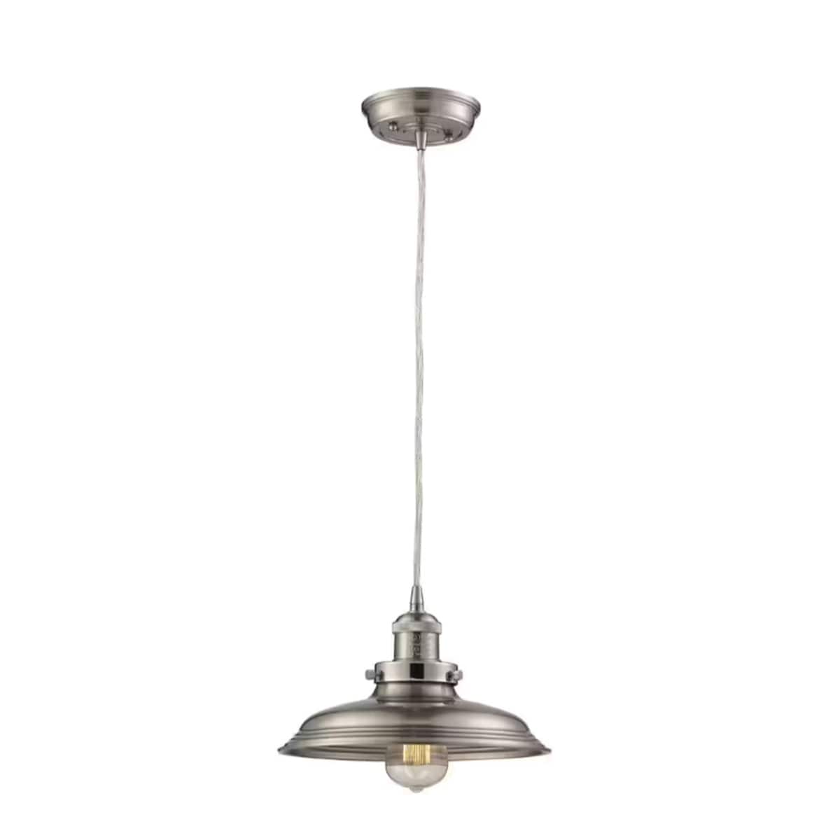 Biern 10.71 Inch Wide 1 Light Pendant In Pewter 10.71In W X 10.71In D X 82.72In H