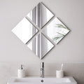 Big Decorative Wall Self Adhesive Shaped Mirrors Set Of 4 Round N A