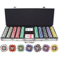 Big Slick 500 Piece Poker Chip Set
