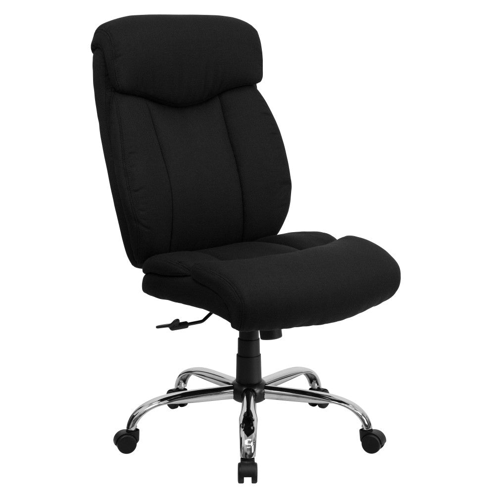 Hercules Series 400 Pound Capacity Big And Tall Black Fabric Office Chair