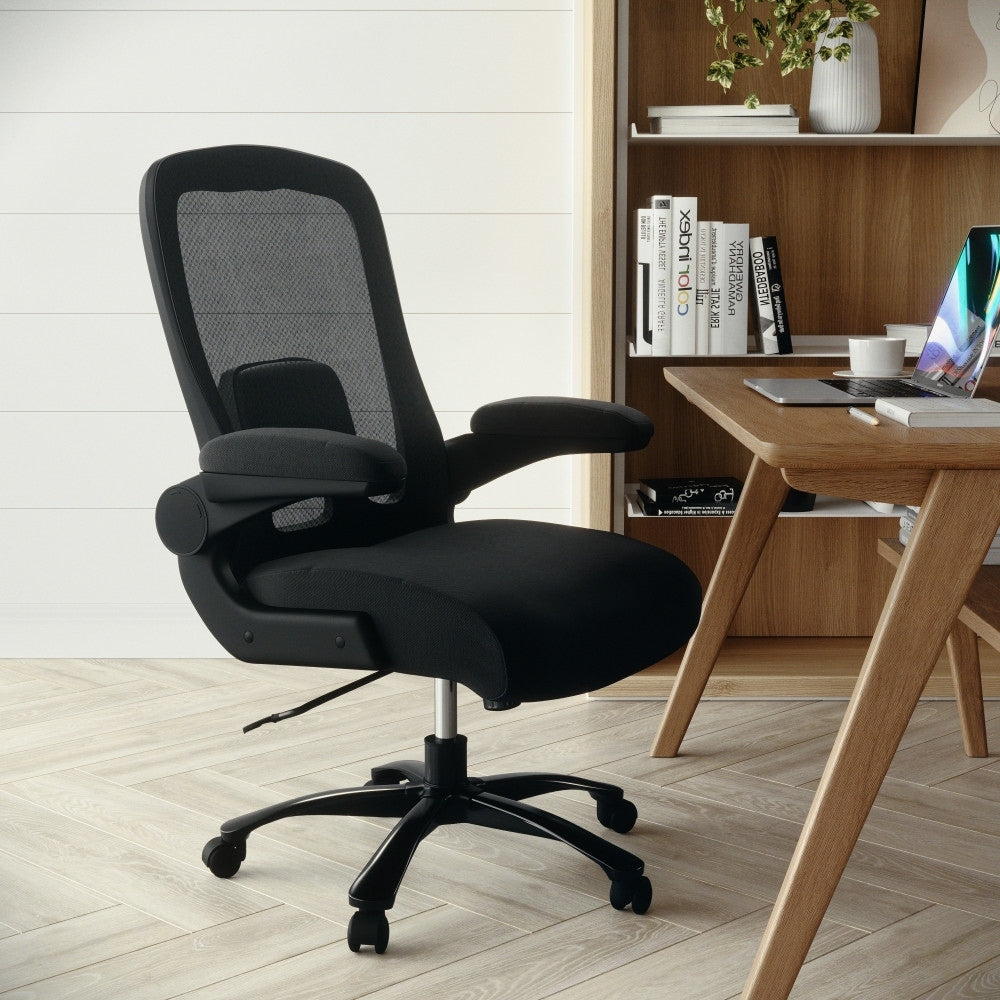 Hercules Series Big Tall 500 Lb. Rated Mesh Executive Swivel Chair With Adjustable Lumbar