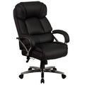 Hercules Series Big Tall 500 Lb. Rated Bonded Leather Executive Swivel Chair With Chrome Base And Arms