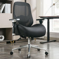 Big And Tall Office Chair With Wide Thick Seat Cushion For Heavy People Ergonomic Computer Mesh Desk Chairs With Armrests