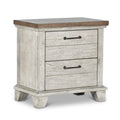 The Gray Barn Overlook Two Tone 2 Drawer Nightstand