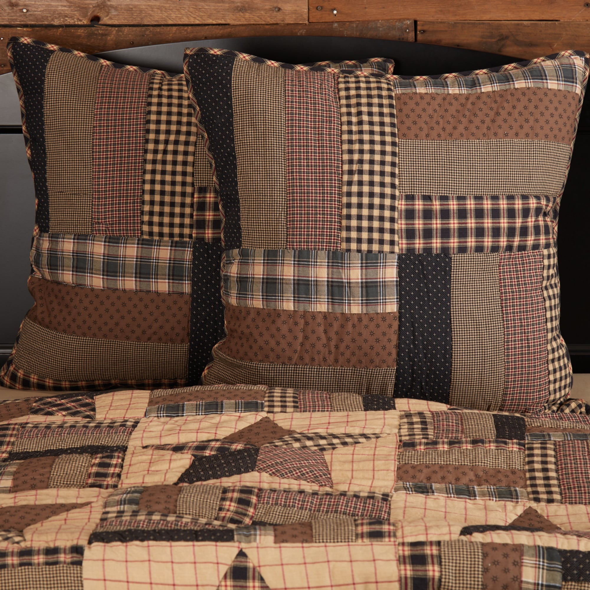 Bingham Star Cotton Quilted Euro Sham