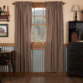 Bingham Star Plaid Panel Set 84 X 40