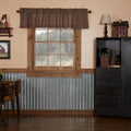 Bingham Star Lined Plaid Valance 16 X 72