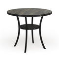 Biony Dining Collection Espresso Wood Counter Height Nailhead Dining Table Brown