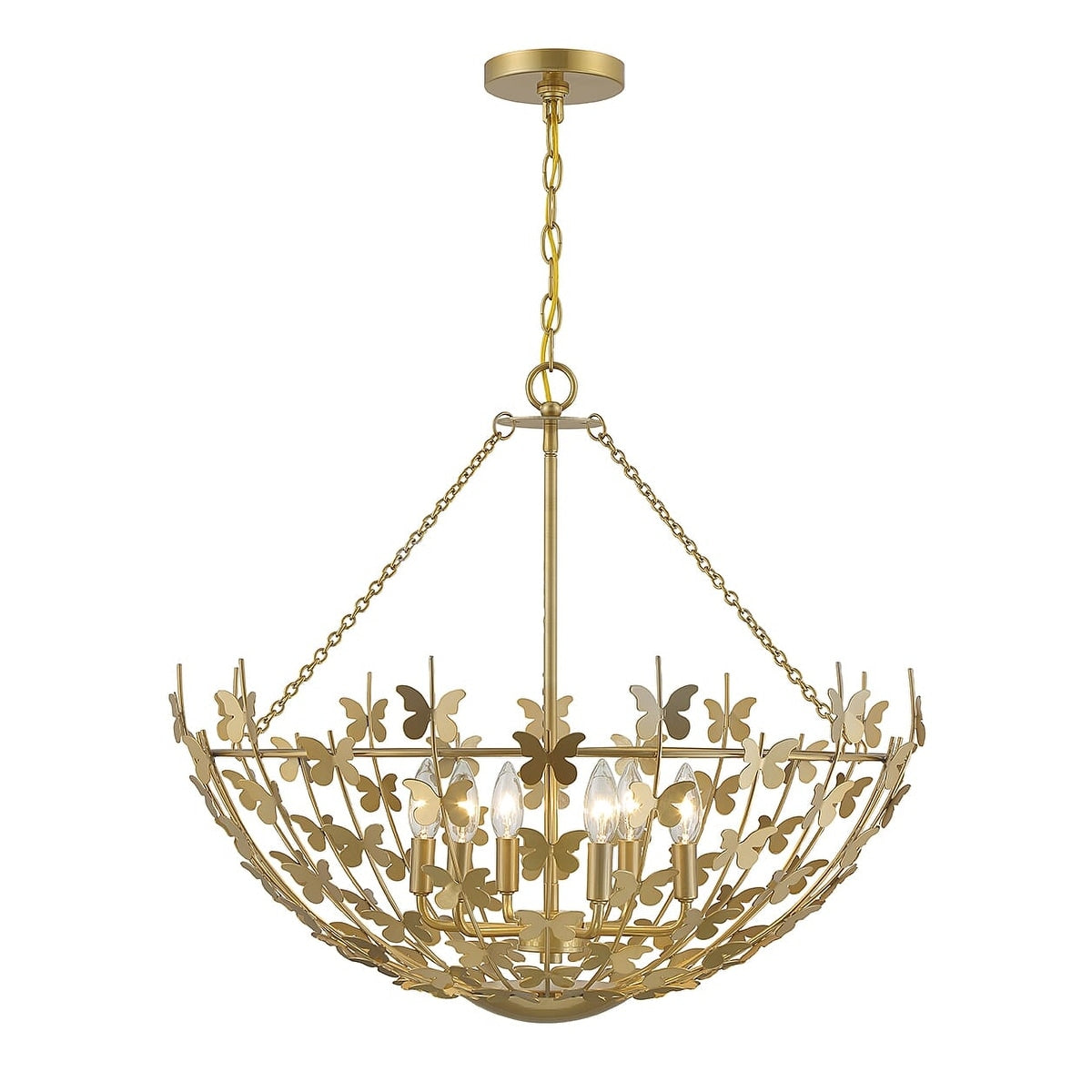 Birch Six Light Pendant